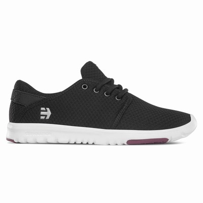 Tenis Etnies SCOUT Vino/Negros/Blancos Para Mujer MX239-KHT